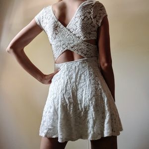 White lace dress